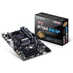 Placa Mãe AM3+ GA-970A-DS3P, CrossfireX, DualBios, DDR3, Sata III, USB 3.0 - Gigabyte