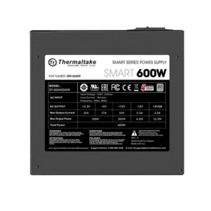 Fonte ATX 600W Smart Series 80 Plus PFC Ativo PS-SPD-0600NPCWBZ-W - Thermaltake