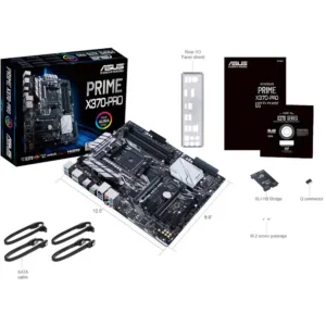 Placa Mãe AM4 Prime X370-PRO DDR4 - Asus
