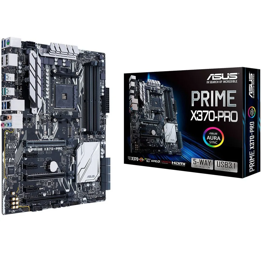 Placa Mãe AM4 Prime X370-PRO DDR4 - Asus