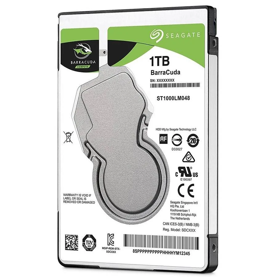 HD para Notebook 1TB 5400RPM 128MB Sata III 2.5 Barracuda ST1000LM048 - Seagate