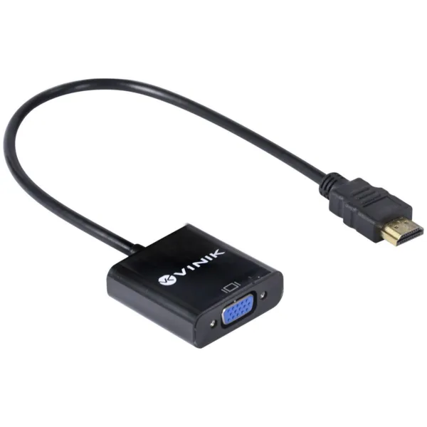 Cabo Adaptador/Conversor HDMI Macho para VGA Fêmea com 30CM 26116 - Vinik