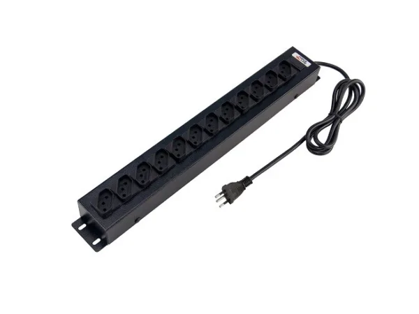Filtro de Linha de 12 Tomadas 10A Bivolt 0091000001 (Cabo de 1,5m) - Force Line
