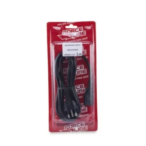 Cabo de Força Computador/Monitor com 3 Metros 10A 0101200006 - Force Line