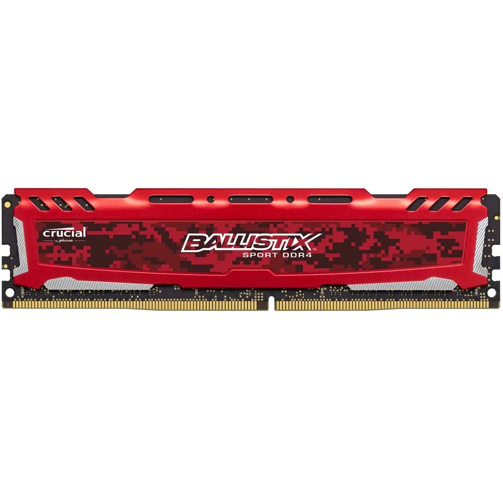 Memória Ballistix Sport LT 8GB 2400Mhz DDR4 CL16 RED BLS8G4D240FSE - Crucial