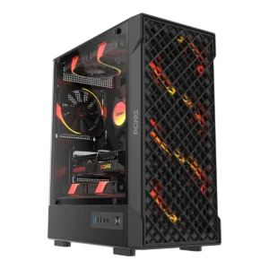 Gabinete Gamer PCYES Velyr Black Vulcan GVLYBV