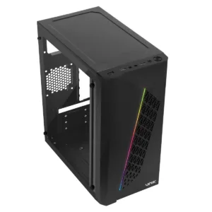 Gabinete Gamer Vinik Beam Preto com Lateral em Acrílico GGBACBK