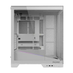 Gabinete Gamer PCYES Forcefield Flow White Ghost GFFFWG