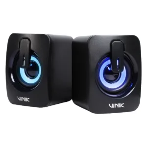 Caixa de Som Gamer Vinik Galaxy 6W 2.0 LED Rainbow VSPKG6WGL