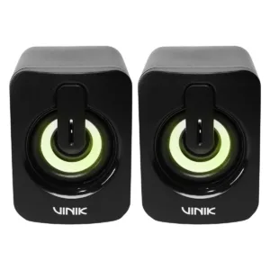 Caixa de Som Gamer Vinik Galaxy 6W 2.0 LED Rainbow VSPKG6WGL