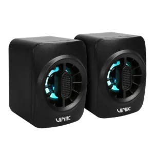 Caixa de Som Gamer Vinik Eclipse 6W 2.0 LED Rainbow VSPKG6WEC