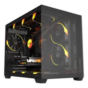 Gabinete Gamer PCYES Forcefield V2 Black Vulcan GFFV2BV