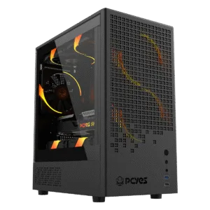 Gabinete Gamer PCYES Ozara Black Vulcan GOZRBV