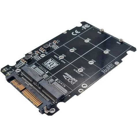 Adaptador Case F3 para SSD M.2 NVMe/PCIe e NGFF/SATA para SAS CS-SAS-SFF