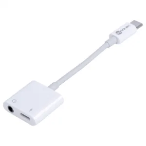 Adaptador USB-C Vinik ADPATC7.1 para Fone P2 e Carregamento