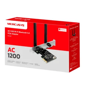 Adaptador PCIe Mercusys MA30E Wi-Fi AC1200 Dual Band + Bluetooth 5.0 MA30E