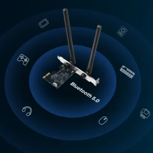 Adaptador PCIe Mercusys MA30E Wi-Fi AC1200 Dual Band + Bluetooth 5.0 MA30E