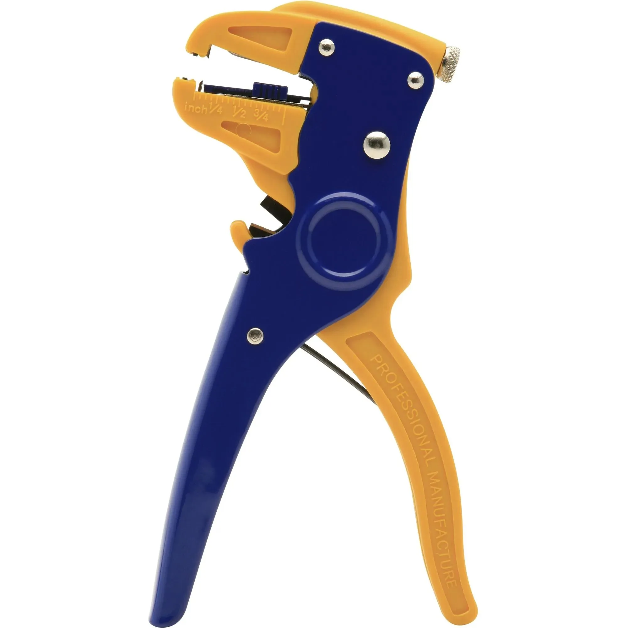 Alicate Desencapador 7" Azul/Amarelo 58521- BRASFORT