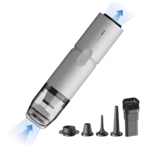 Aspirador e Soprador Elétrico HOTO 4 em 1 Sem Fio Portátil Branco QWCXA001