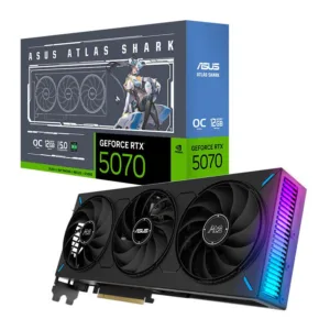 Placa de Vídeo ASUS GeForce RTX 5070 ATS RGB OC 12GB GDDR7 ATS-RTX5070-O12G