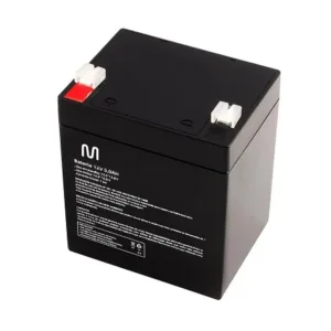 Bateria Selada Powertek 12V 5Ah Recarregável para Nobreak Alarme e Cerca Elétrica EN010