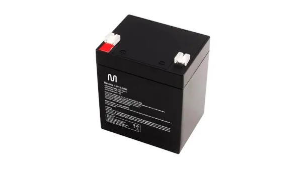 Bateria Selada Powertek 12V 5Ah Recarregável para Nobreak Alarme e Cerca Elétrica EN010