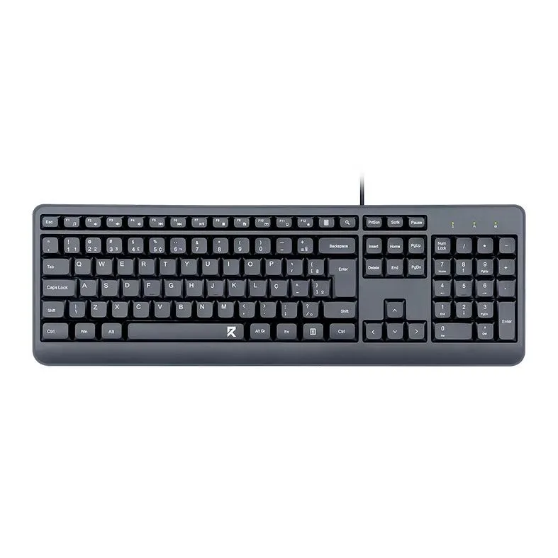 Teclado Membrana Redragon BK-7092 ABNT2 Preto BK-7092-PT
