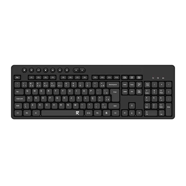 Teclado Redragon BK-7094 ABNT2 Wireless Preto BK-7094-PT
