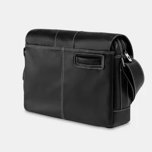 Bolsa masculina de couro para notebook City Italiano Preto NW068.ip - nordweg
