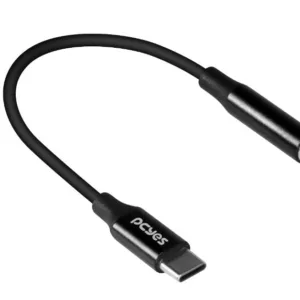 Cabo Adaptador Usb-C Para P3 Fêmea Preto 15Cm P3Ucp-15P - pcyes