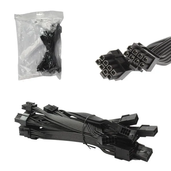 Cabo De Alimentação De Placa De Vídeo Pci-e 8 Pinos Pci 6+2 Pinos 20 Centímetros CM-50 - DEX