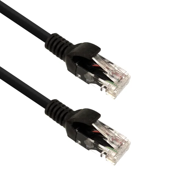 Cabo de Rede Cat.5E 10M PC-ETHU100BK Patch Cord preto - PlusCable