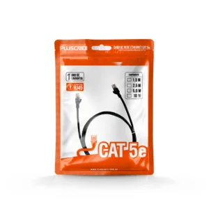 Cabo de Rede Cat.5E 10M PC-ETHU100BK Patch Cord preto - PlusCable