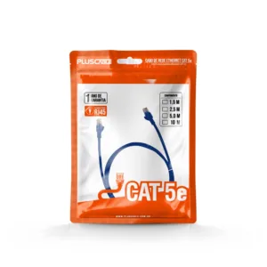 Cabo de Rede Cat.5E 5M PC-ETHU50BL Patch Cord - Pluscable