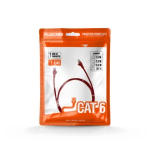 Cabo de Rede Cat.6 5M PC-ETH6U50RD Patch Cord - PlusCable