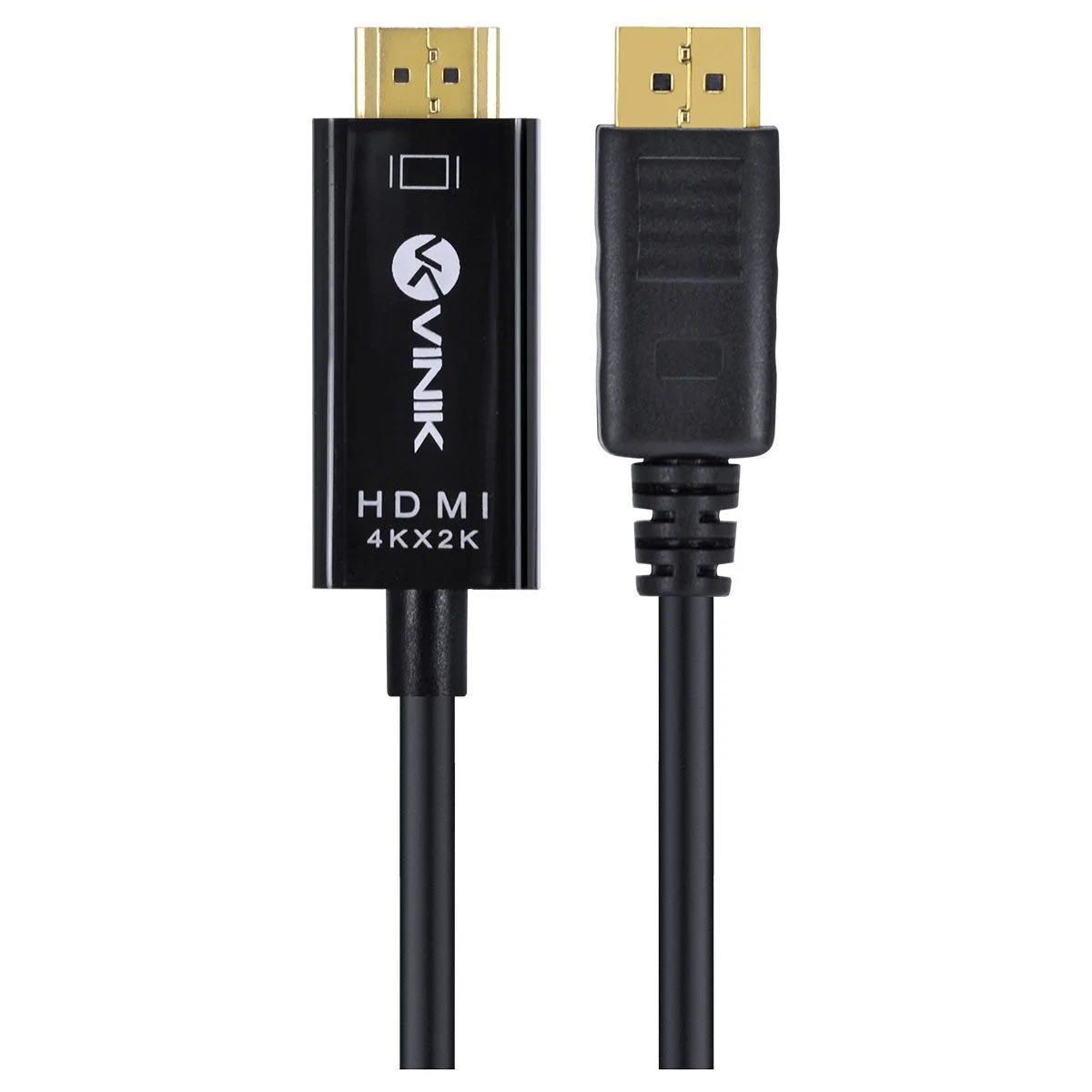 Cabo Displayport 1.3v para HDMI 2.0 4K 30Hz Ultra HD 2 Metros H20DP13-2 29258 - Vinik