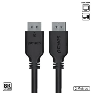 Cabo Displayport Macho 2 Metros PDPM-2 29327 - Pcyes