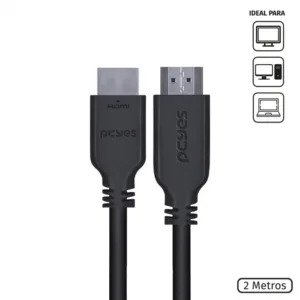 CABO DISPLAYPORT MACHO PARA HDMI 2.0 MACHO 2 METROS PDPHM-2 - PCYES