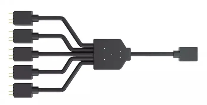 CABO DIVISOR ENDERECAVEL ARGB 1 PARA 5 MFX-AWHN-1NNN5-R1 - COOLER MASTER