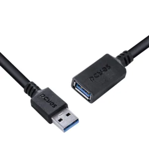 Cabo Extensor USB A 3.0 Macho para USB A 3.0 Fêmea 28AWG pura Cobre 2 Metros PUAMF3-2 29304 - Pcyes