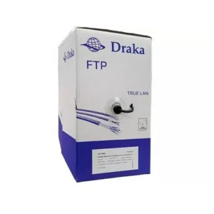 CABO LAN CAT5E 4P BLINDADO 305M PRETO 64150 - PRYSMIAN