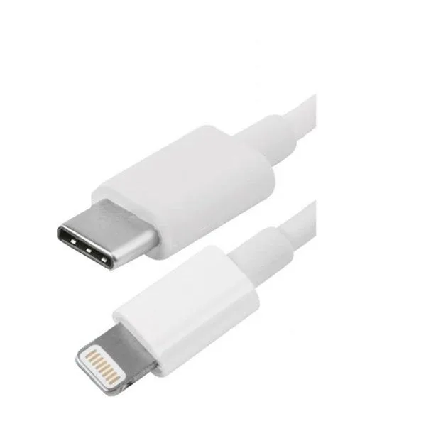 Cabo Lightning + USB C 1,20m Branco 018-0101 - Chipsce
