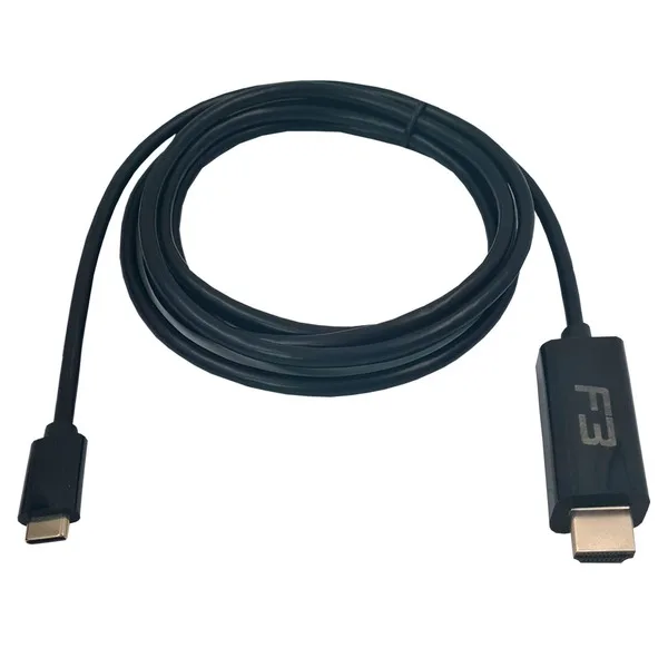 Cabo TYPE-C Para HDMI 4K 1.8M JC-TYC-HM1.8P Preto - f3