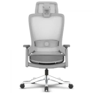Cadeira De Escritório DT3 Adria Ajustável Ergonômica 4D Mesh Cinza 14728-2