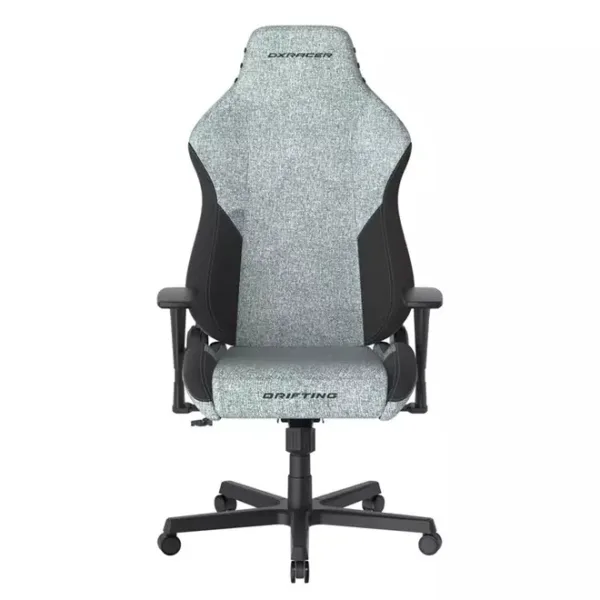 Cadeira DxRacer Drifting Tecido Hidrorepelente Cinza e Preta DC23FBC/CN
