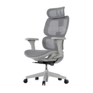 Cadeira Elements Ergonômica Siggy cor Cinza