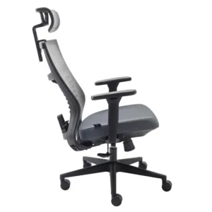 Cadeira Elements Ergonômica Vertta Preta/Cinza