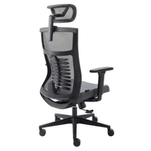Cadeira Elements Ergonômica Vertta Preta/Cinza