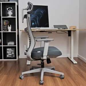 Cadeira Elements Ergonômica Vertta Preta/Cinza