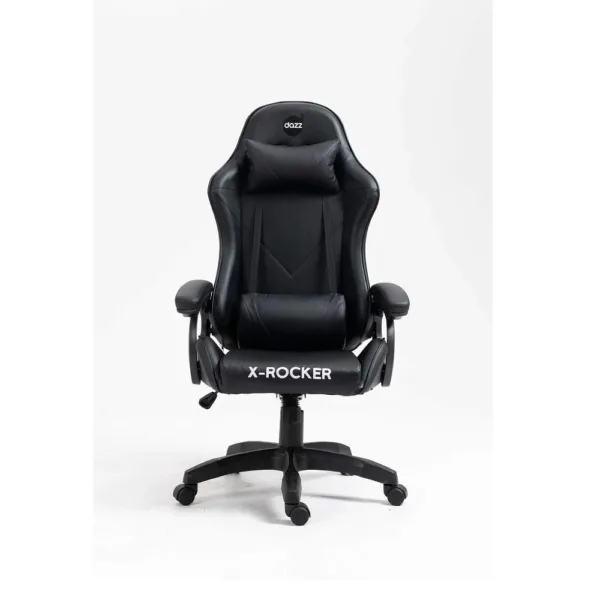 Cadeira Gamer Dazz X-Rocker Preta Reclinável 130° com Almofadas 62000151